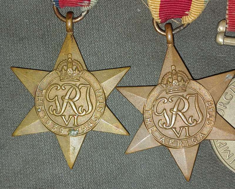 4 x WW2 MEDALS : 108982 W.R.KING