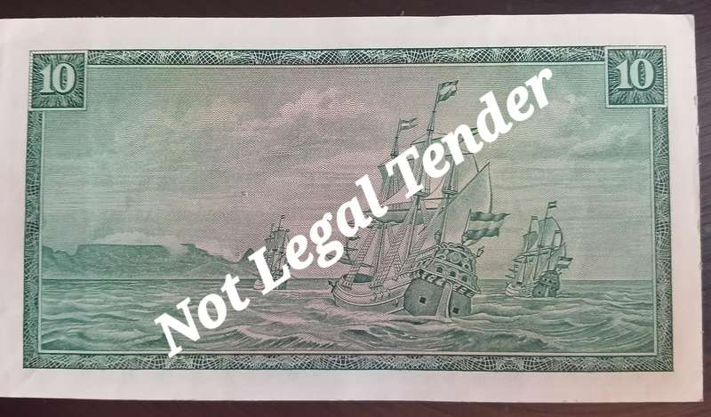 SOUTH AFRICAN R10 C/200 625500 TW DE JONGH