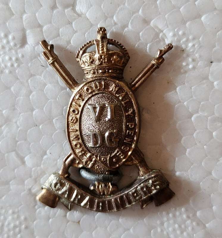 Carabiner 6th Dragoon Guards Cap Badge
