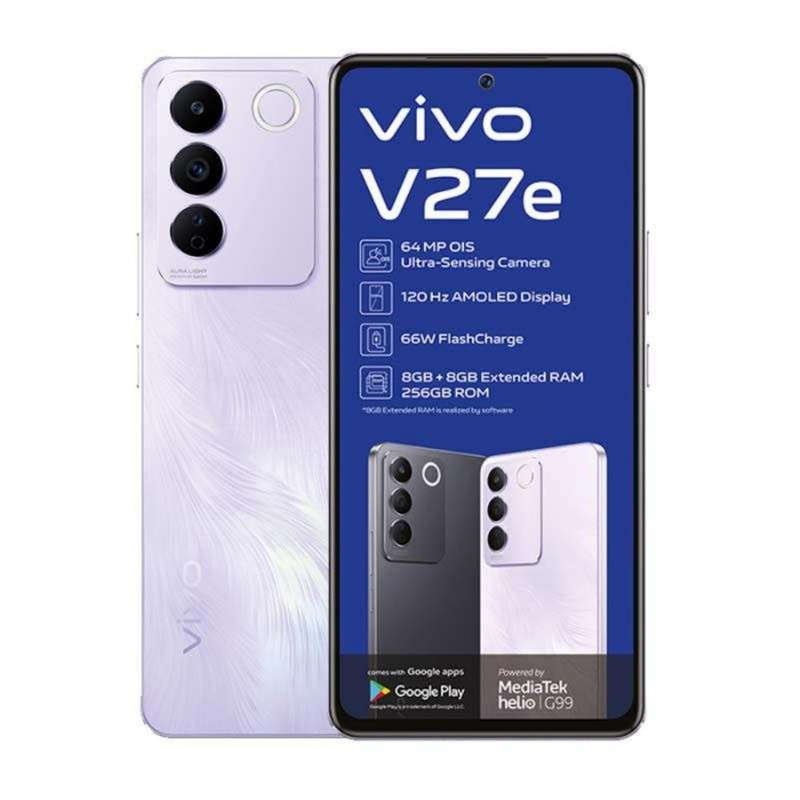 New - Vivo V27E 256GB DS Purple