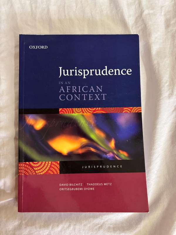 Jurisprudence IN AN AFRICAN CONTEXT