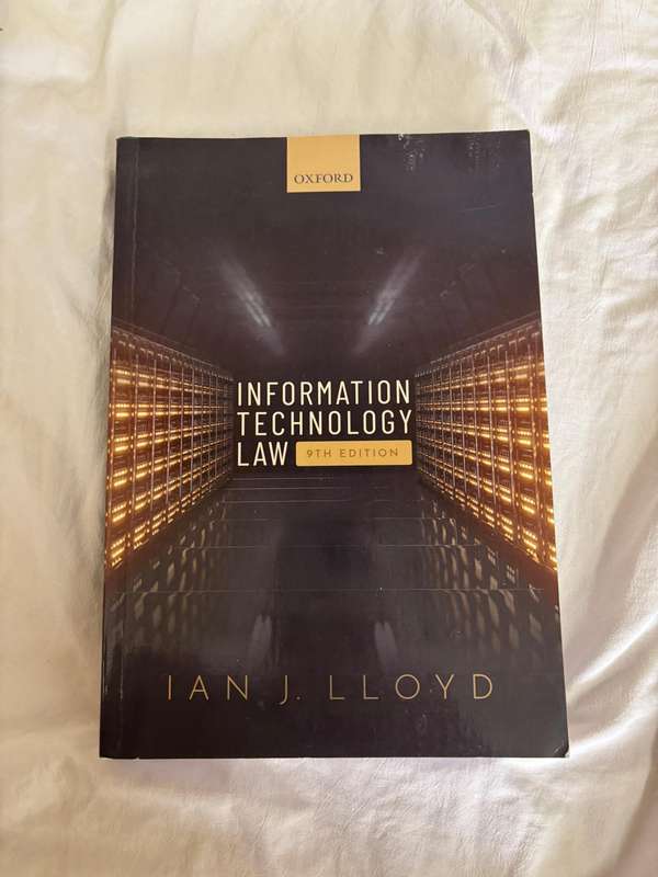 INFORMATION TECHNOLOGY LAW