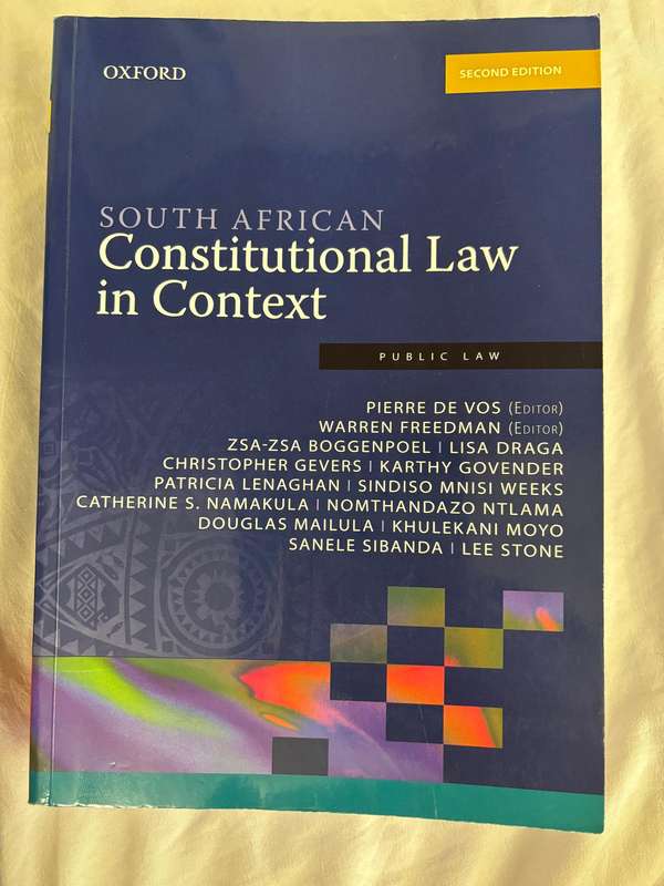 SOUTH AFRICAN Constitutional Law in Context