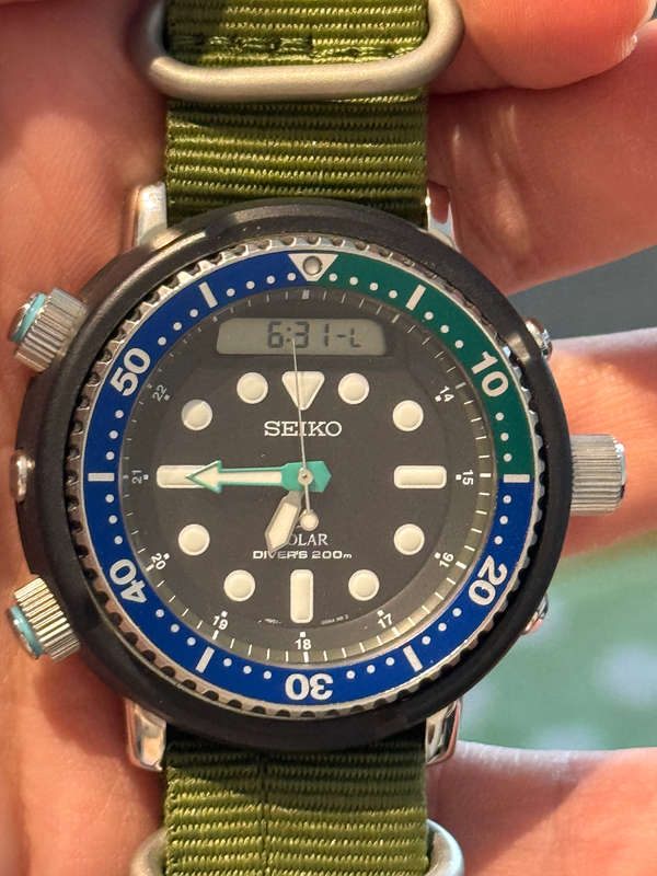 Seiko Prospex Diver Scuba H851 Mens Watch Excellcent