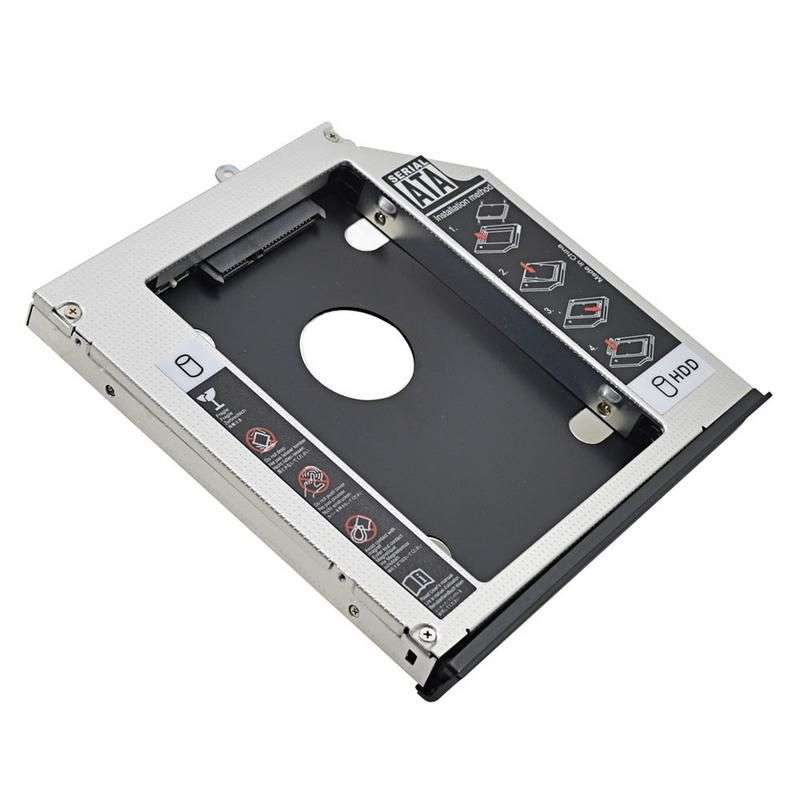 9.5mm Universal SATA 2nd HDD SSD Hard Drive Caddy for CD/DVD-ROM Bay (Local Stock) (Brand New)
