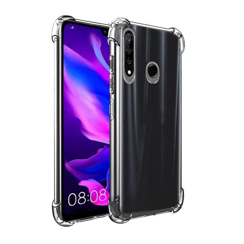 Shockproof Clear Bumper Pouch for HUAWEI P30 LITE (Local Stock) (Brand New)