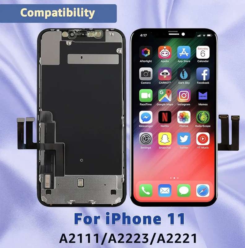 IPhone 11 Screen Replacement - LCD Screen Touch Digitizer (Good Quality OLED) (Local Stock)