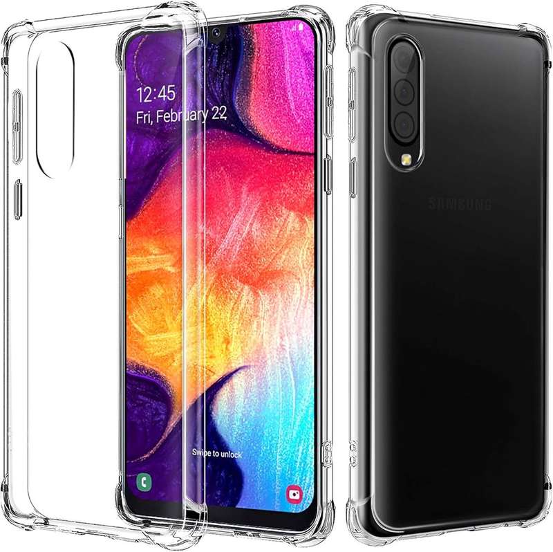 Samsung A30S Clear Cover Pouch Shockproof (Local Stock) (Brand New)