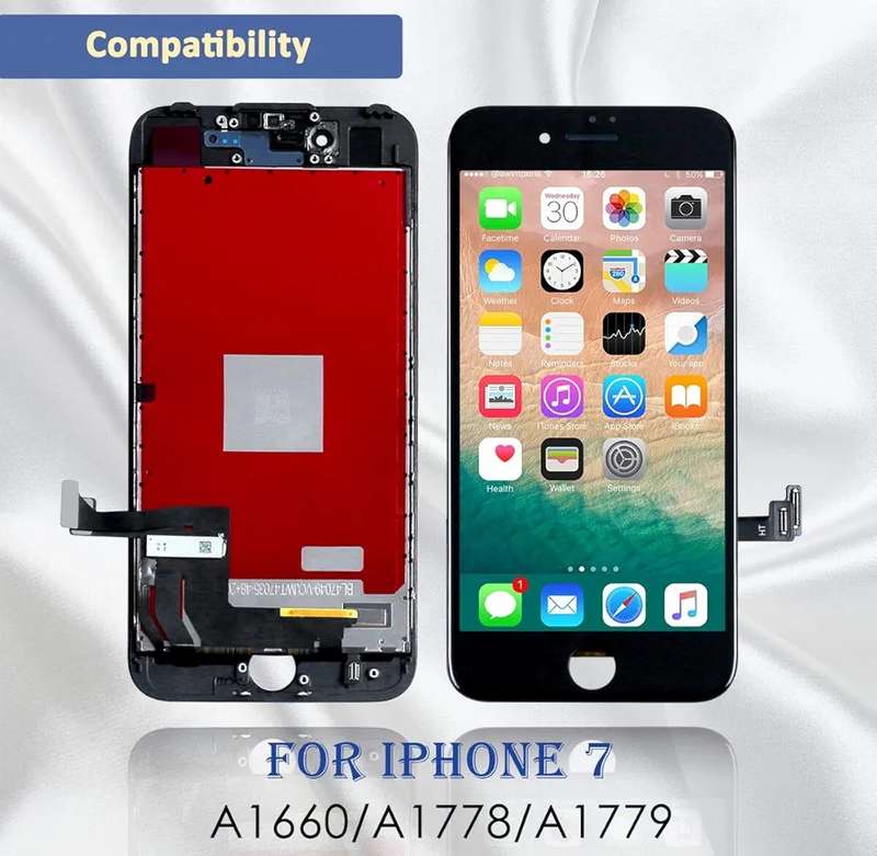 IPhone 7 Screen Replacement - LCD Screen Touch Digitizer Assembly (Good Quality) (Local Stock)