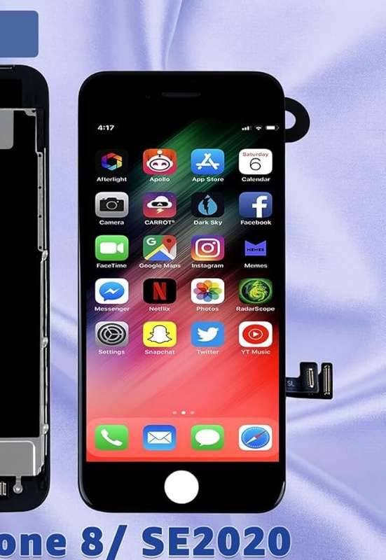 IPhone SE 2020 Screen Replacement - LCD Screen Touch Digitizer Assembly (Good Quality) (Local Stock)