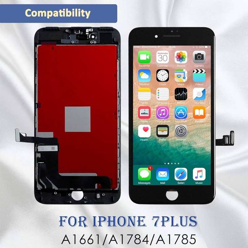 IPhone 7 Plus Screen Replacement - LCD Screen Touch Digitizer Assembly (Good Quality) (Local Stock)