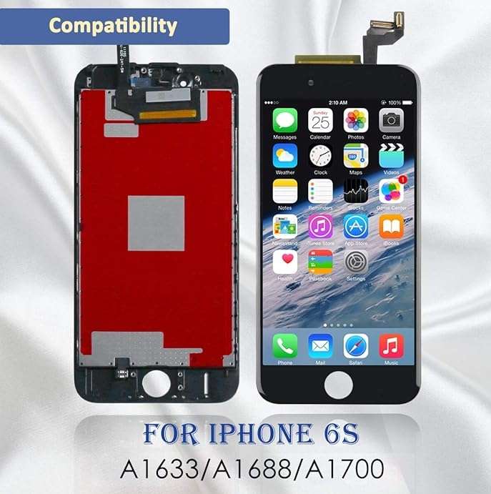 IPhone 6S Screen Replacement - LCD Screen Touch Digitizer Assembly (Good Quality) (Local Stock)