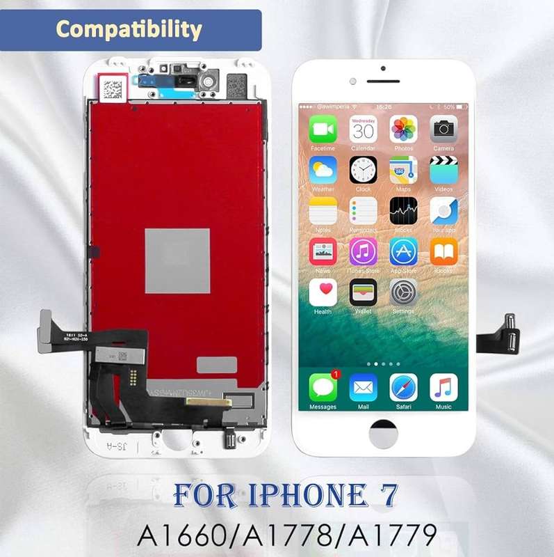 IPhone 7 Screen Replacement - LCD Screen Touch Digitizer Assembly (Good Quality) (Local Stock)