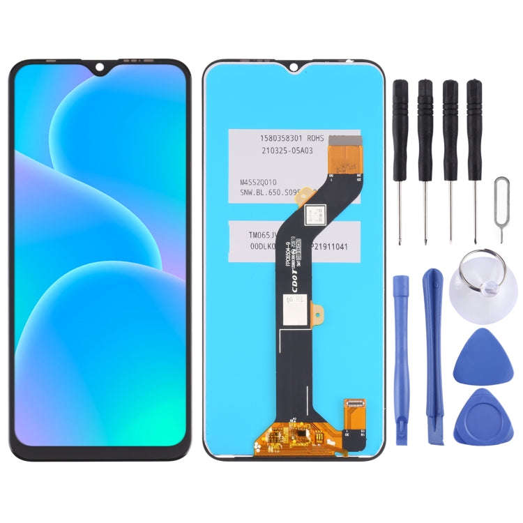 Itel P37 LCD Screen - LCD Touch Digitizer Assembly with Tools (Local Stock)