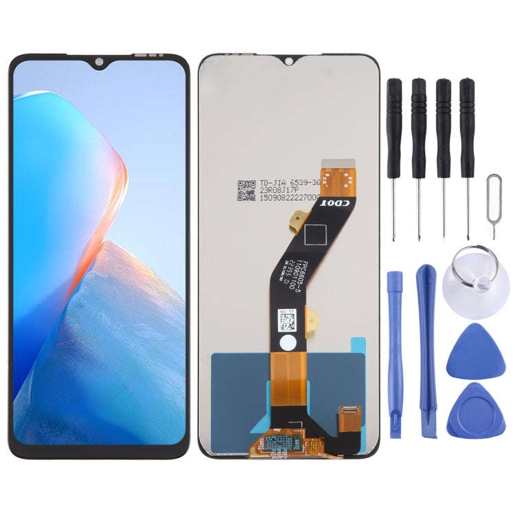 Tecno Spark 10C LCD Screen - LCD Touch Digitizer Assembly with Tools K15K (Local Stock)