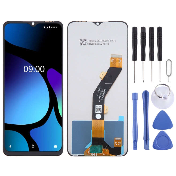 Itel A05S LCD Screen - LCD Touch Digitizer Assembly with Tools (Local Stock)