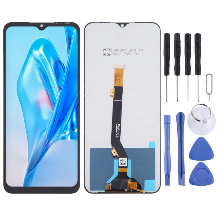 Itel S18 Pro LCD Screen - LCD Touch Digitizer Assembly with Tools (Local Stock)