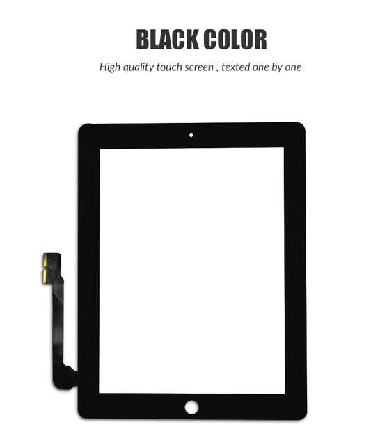 Ipad 4 Glass Replacement Digitizer Replacement (Black) (Local Stock) (Brand New)