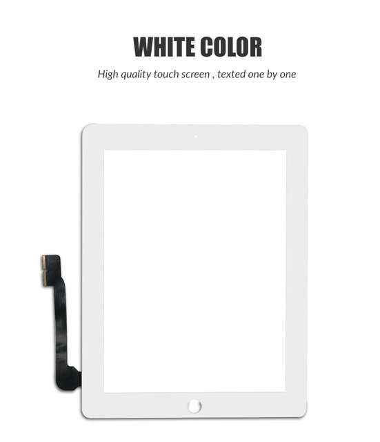 Ipad 4 Glass Replacement Digitizer Replacement (White) (Local Stock) (Brand New)