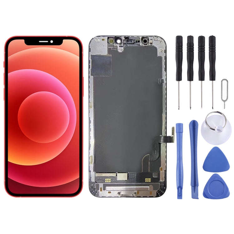 IPhone 12 Mini LCD Screen - LCD Screen Touch Digitizer Assembly with Tools (Black) (Local Stock)