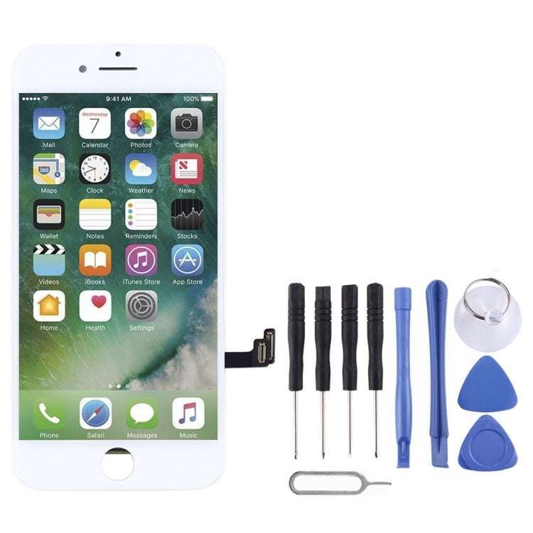 IPhone 7 Plus LCD Screen - LCD Screen Touch Digitizer Assembly with Tools (White) (Local Stock)