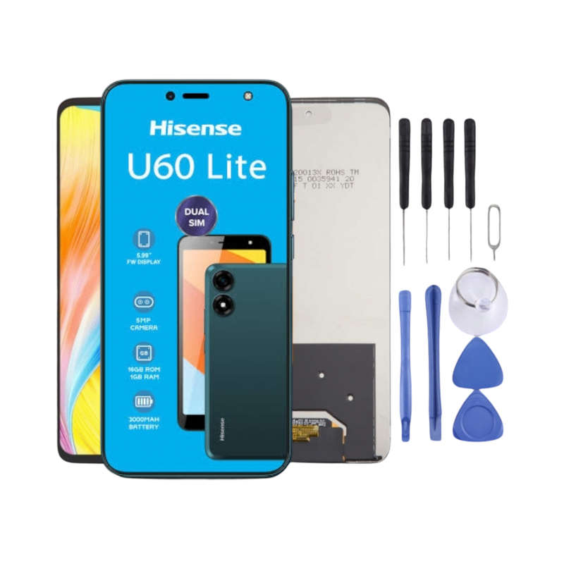 Hisense U60 Lite LCD Screen - LCD Touch Digitizer Assembly with Tools (Local Stock)
