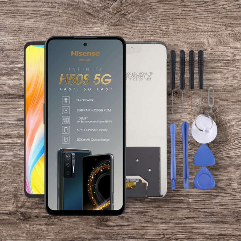 Hisense H50S 5G LCD Screen - LCD Touch Digitizer Assembly with Tools (Local Stock)