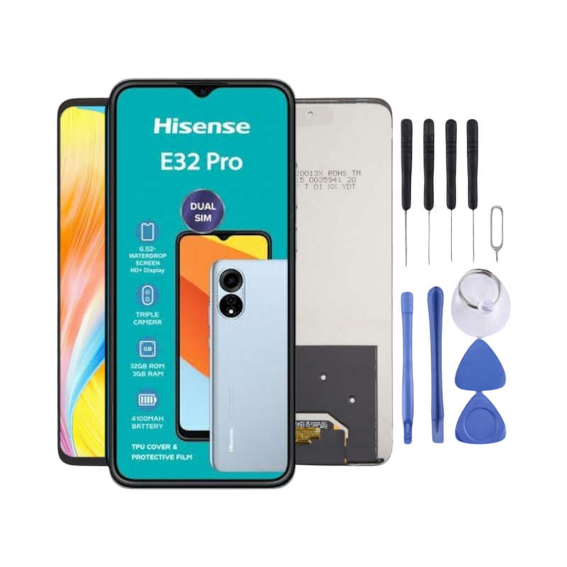 Hisense E32 Pro LCD Screen - LCD Touch Digitizer Assembly with Tools (Local Stock)
