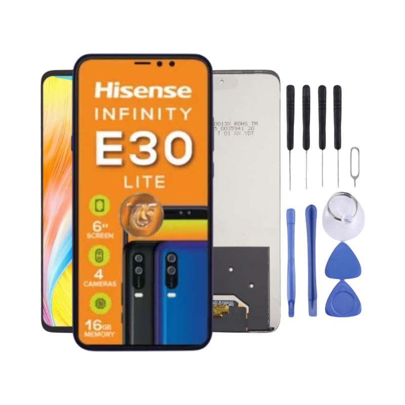 Hisense E30 Lite LCD Screen - LCD Touch Digitizer Assembly with Tools (Local Stock)
