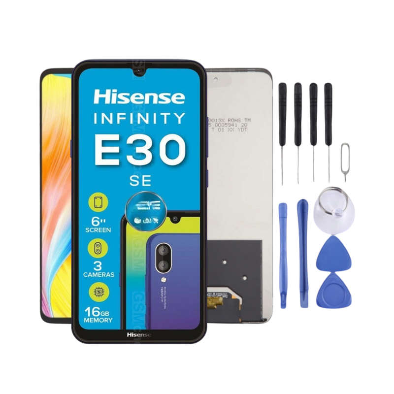 Hisense E30 SE LCD Screen - LCD Touch Digitizer Assembly with Tools (Local Stock)