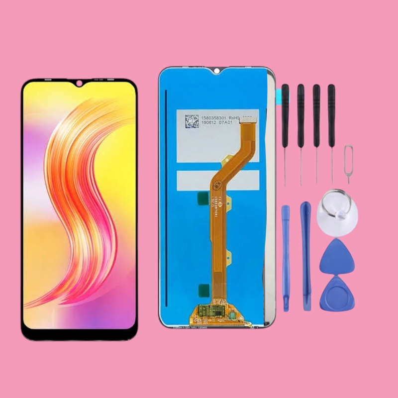 Tecno Spark 4 LCD Screen - LCD Touch Digitizer Assembly with Tools (KC8 KC2) (Local Stock)