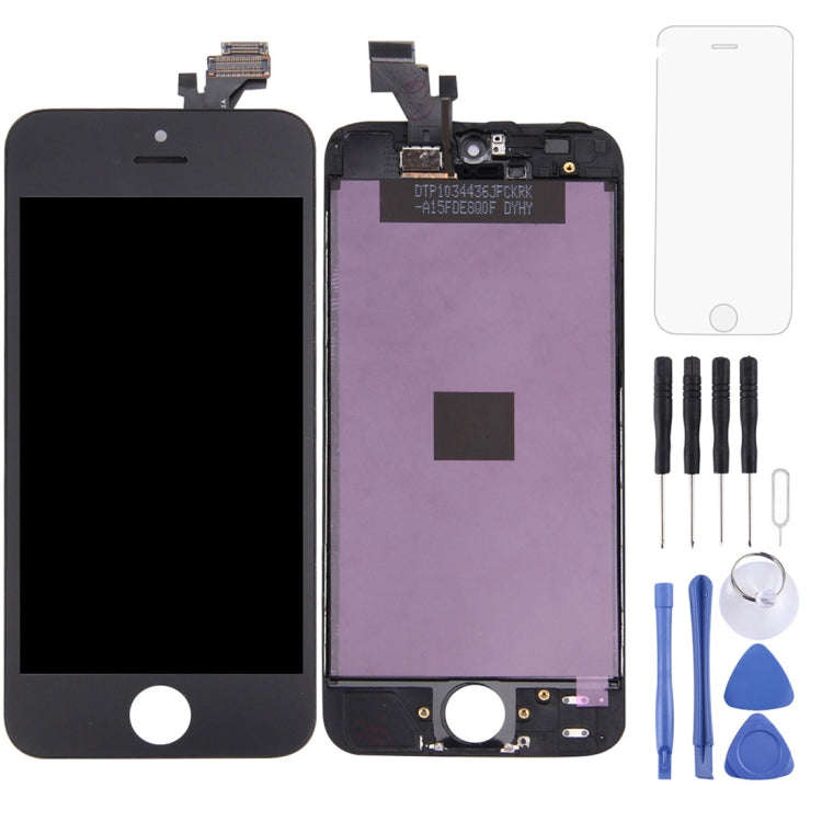 LCD Screen for iPhone 5 - LCD Screen Touch Digitizer Assembly with Tools (Black)(Local Stock)