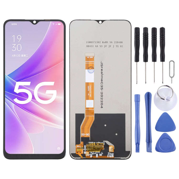 Oppo A78 5G LCD Screen - LCD Touch Digitizer Assembly with Tools (Local Stock)