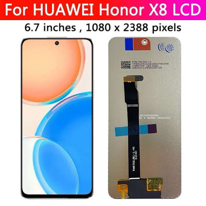 Honor X8 LCD Screen - LCD Screen Touch Digitizer Assembly Honor X8 2022 (Local Stock)