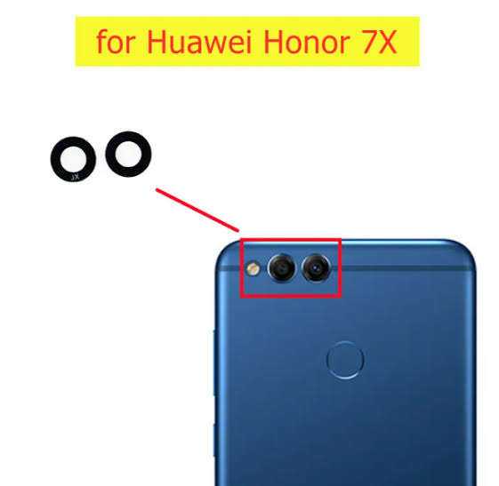 Huawei Honor 7X Back Camera Glass Replacement (Brand New) (Local Stock)