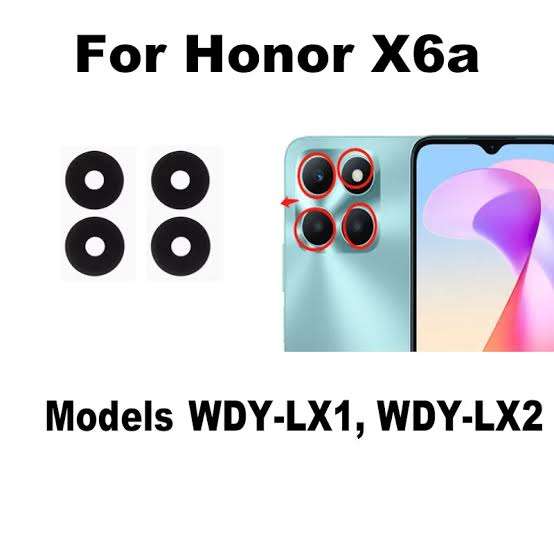 Huawei Honor X6a Back Camera Glass Replacement (Brand New) (Local Stock)