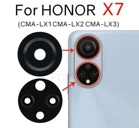 Honor X7 Back Camera Glass Replacement (Brand New) (Local Stock)