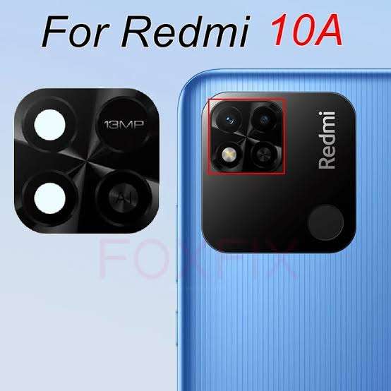 Xiaomi Redmi 10A Back Camera Glass Replacement (Brand New) (Local Stock)