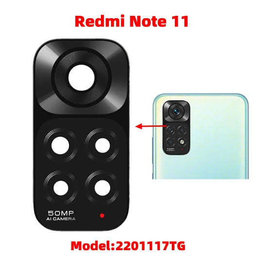Xiaomi Redmi Note 11 Back Camera Glass Replacement (Brand New) (Local Stock)