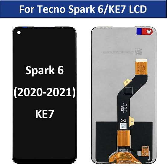 Tecno Spark 6 LCD Screen - LCD Screen Touch Digitizer Assembly (Local Stock)