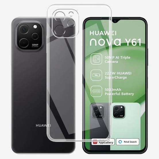 Huawei Nova Y61 Case Protective Shockproof Gel Phone Case (Local Stock) (Brand New)