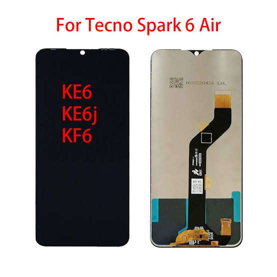 Tecno Spark 6 Air Screen Replacement Screen - LCD Screen Touch Digitizer Assembly (Local Stock)