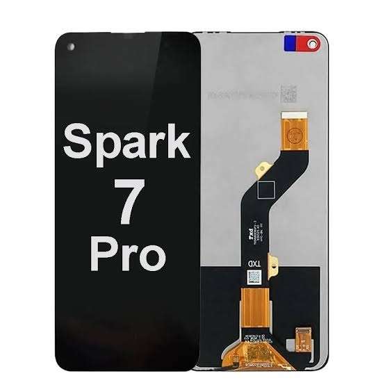 Tecno Spark 7 Pro LCD Screen - LCD Screen Touch Digitizer Assembly (Local Stock)