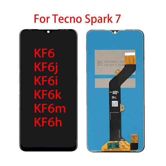 Tecno Spark 7 Screen Replacement Screen - LCD Screen Touch Digitizer Assembly (Local Stock)