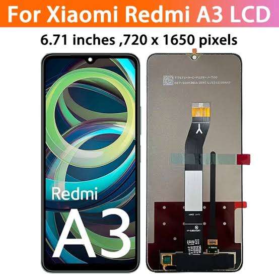 Redmi A3 LCD Screen - LCD Screen Touch Digitizer Assembly Xiaomi Redmi A3 (Local Stock)