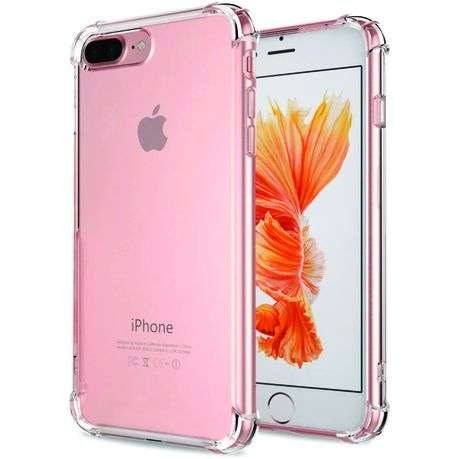 iPhone 8 Plus Clear Cover Pouch Shockproof (Local Stock) (Brand New)