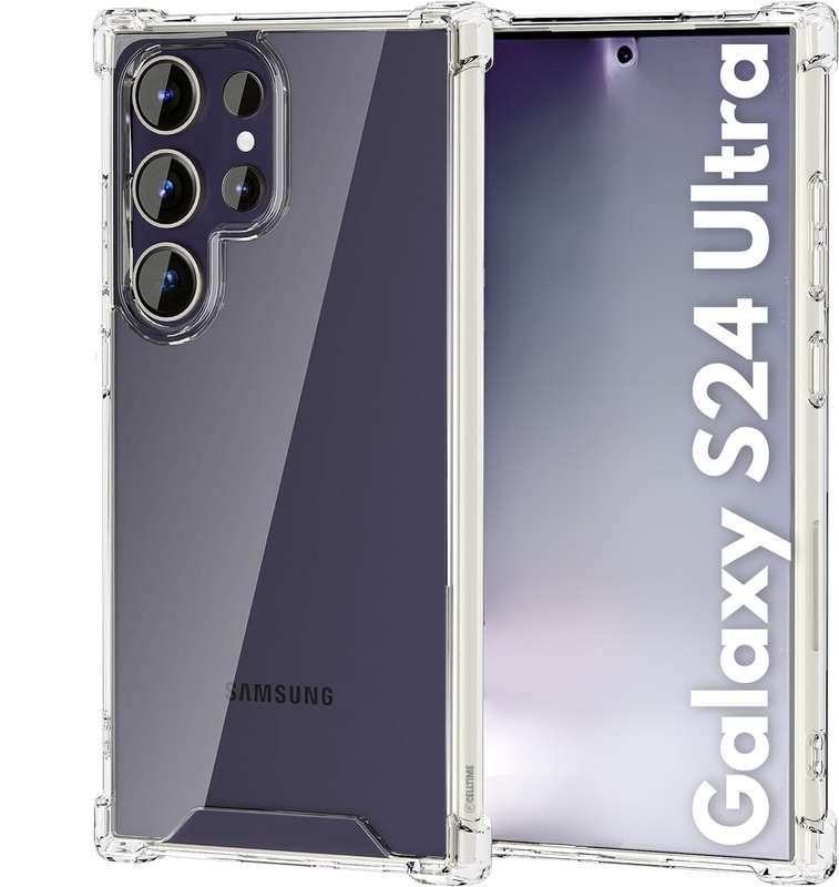 Galaxy S24 Ultra Clear Cover Pouch Shockproof (Local Stock) (Brand New)