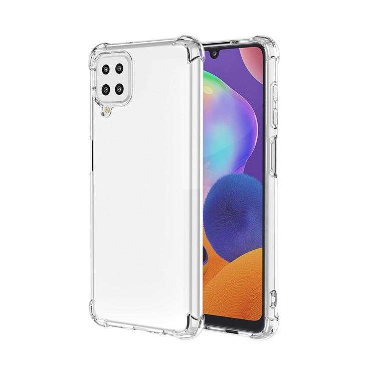 Galaxy A12 Clear Cover Pouch Shockproof (Local Stock) (Brand New)