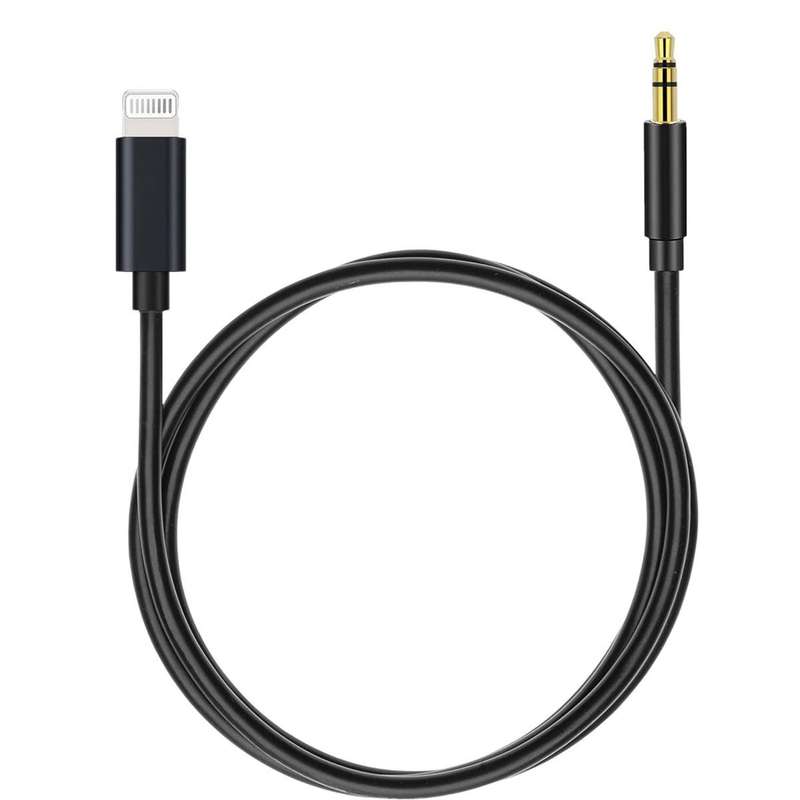 Lightning Cable to 3.5 mm Aux Audio Cable for Apple iPhone -1M (Local Stock) (Brand New)