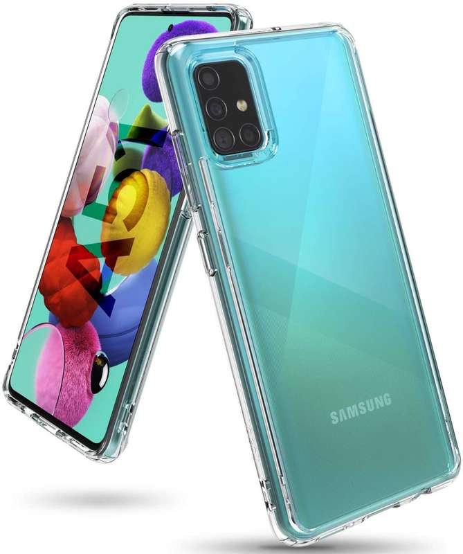Galaxy A51 Clear Cover Pouch Shockproof (Local Stock) (Brand New)